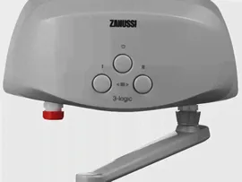 Электрический проточный водонагреватель 5 кВт Zanussi 3-logic SE 5,5 T (кран)