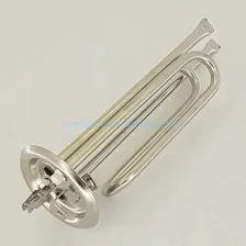 604372 Тэн для водонагревателя Polaris, Zanussi 1500W 220V, под анод М4, нерж, фланец 72 мм